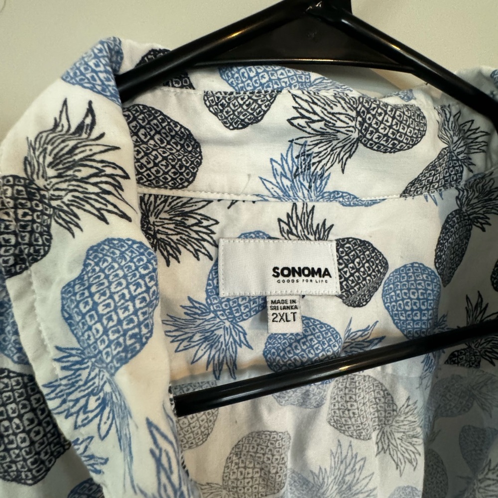 Sonoma 2XLT short sleeve button down